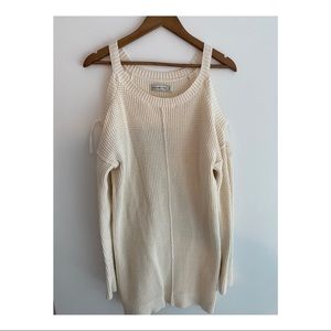 Abercrombie cold shoulder sweater dress